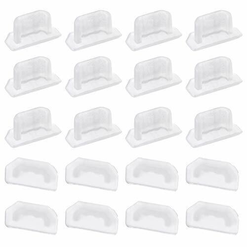 uxcell 20pcs Silicone Micro USB Cap Port Cover Anti Dust Protector 6.5mmx2.3mm C