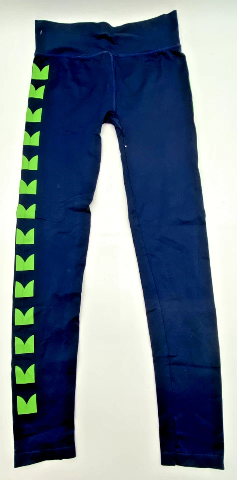 MAJESTIC SEATTLE SEAHAWKS WOMENS LACE UP LONG SLEEVE SHIRT & LEGGINGS SIZE M - Image 3 of 4