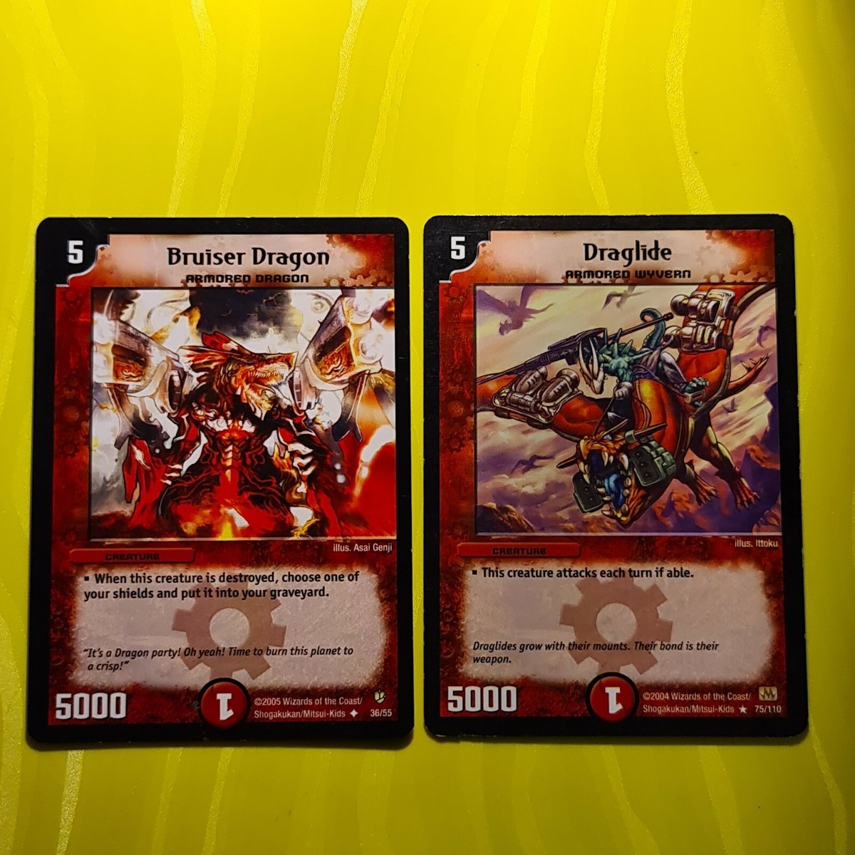 BRUISER DRAGON + DRAGLIDE | DUEL MASTERS | ENGLISH | #34/3 | eBay