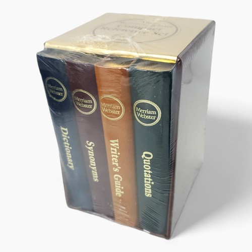 Merriam ster Compact Reference Set of 4 Soft Cover Books Boxed