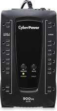 AVRG900U AVR UPS System, 900VA/480W, 12 Outlets, Compact
