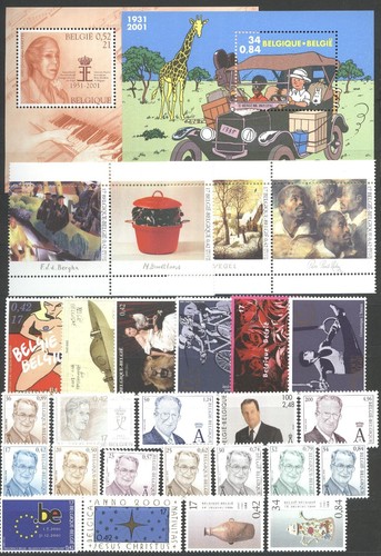 Motivos, nominales dobles - 68,- € nominales - Bélgica - ** MNH 5 escaneos - Imagen 3 de 5