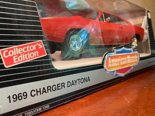 1969 RED CHARGER DAYTONA 1:18 Scale Diecast NEW ERTL American Muscle - Picture 7 of 10