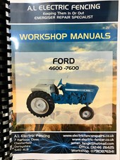 Ford 4600 - 7600 Workshop Manual - Printed - FREE 24HR FAST DELIVERY