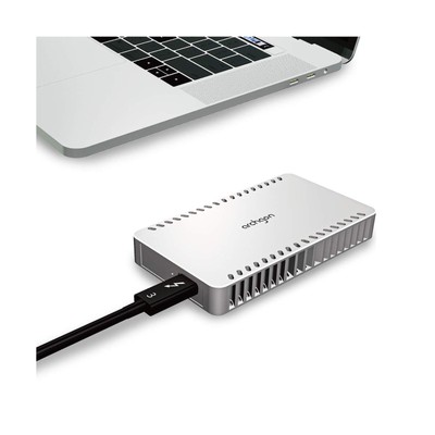 960GB Thunderbolt 3 Certified Aluminum External NVMe M.2 SSD Portable PCIe So...