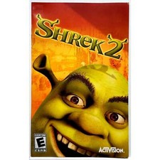 Manual Only Shrek 2 Greatest Hits Sony Playstation 2 Authentic VG