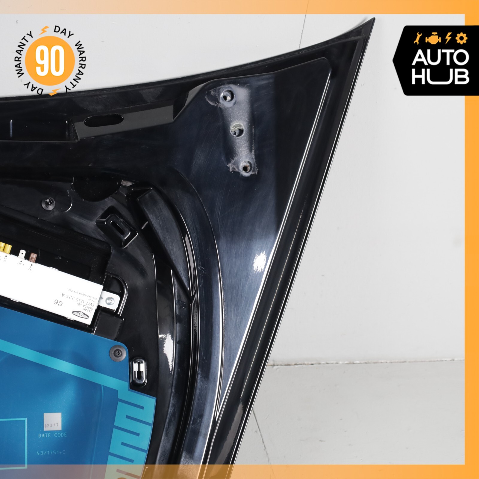 07-11 Bentley Continental GTC Convertible Trunk Lid Panel Assembly Black OEM 63k
