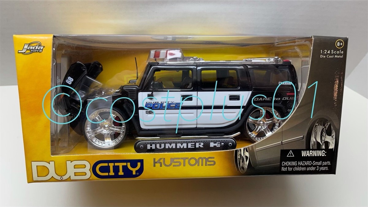 ミニカー Jada Toys DUB CITY PLATINUM Hummer Jada Toys Dub City Platinum Hummer H2 1:24 Chrome limited