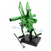 CNC Rearset Footrest For 2011-2020 2016 Ninja ZX10R Foot Peg Rear Set Shifter (For: Kawasaki Ninja ZX10R)