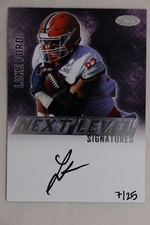 Luke Ford - 2023 Sage Football Next Level On Card Autograph Silver #7/25