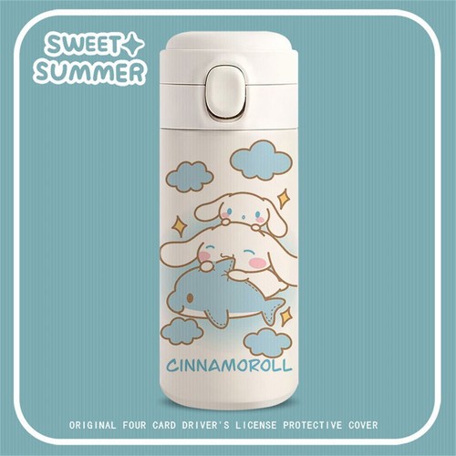 420 ml KT Kuromi Cinnamoroll Thermosbecher Wasserbecher Cartoon süß Kinder - Bild 37 von 59