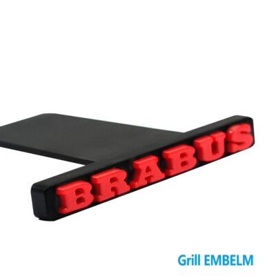 Metal For AMG BRABUS Grill Badge Front Emblem Fit CLK CLS SLK C E S CL SL ML