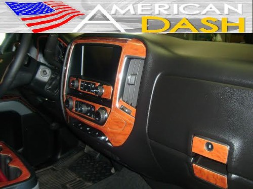 INTERIOR WOOD DASH TRIM KIT SET for CHEVROLET COLORADO 2021 2022 2023 LT Z71 ZR2 - Picture 2 of 10