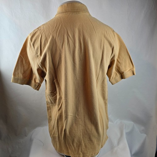 Southpole Shirt Mens Medium Yellow Polo Solid Y2K 00's Solid Hip Hop Vintage - Picture 5 of 7
