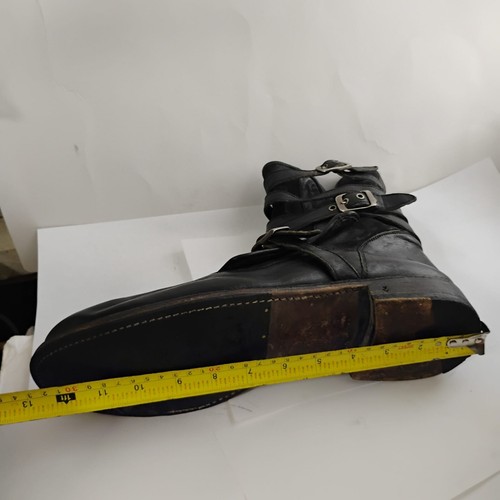 John Varvatos Grail Triple Buckle Engineering Boots Distressed Biker Italy 12 - Picture 18 of 24