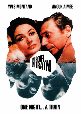 UN SOIR UN TRAIN 1968 aka ONE NIGHT  A TRAIN  Yves Montand, Anouk Aimée  DVD