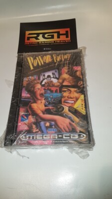 POWER FACTORY SEGA MEGA CD SPIEL SELTEN EURO RELEASE VARIANTE BRANDNEU SEALED