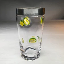 Anthropologie Glass Cocktail Shaker, Bottom Part Only 6.25" Tall.