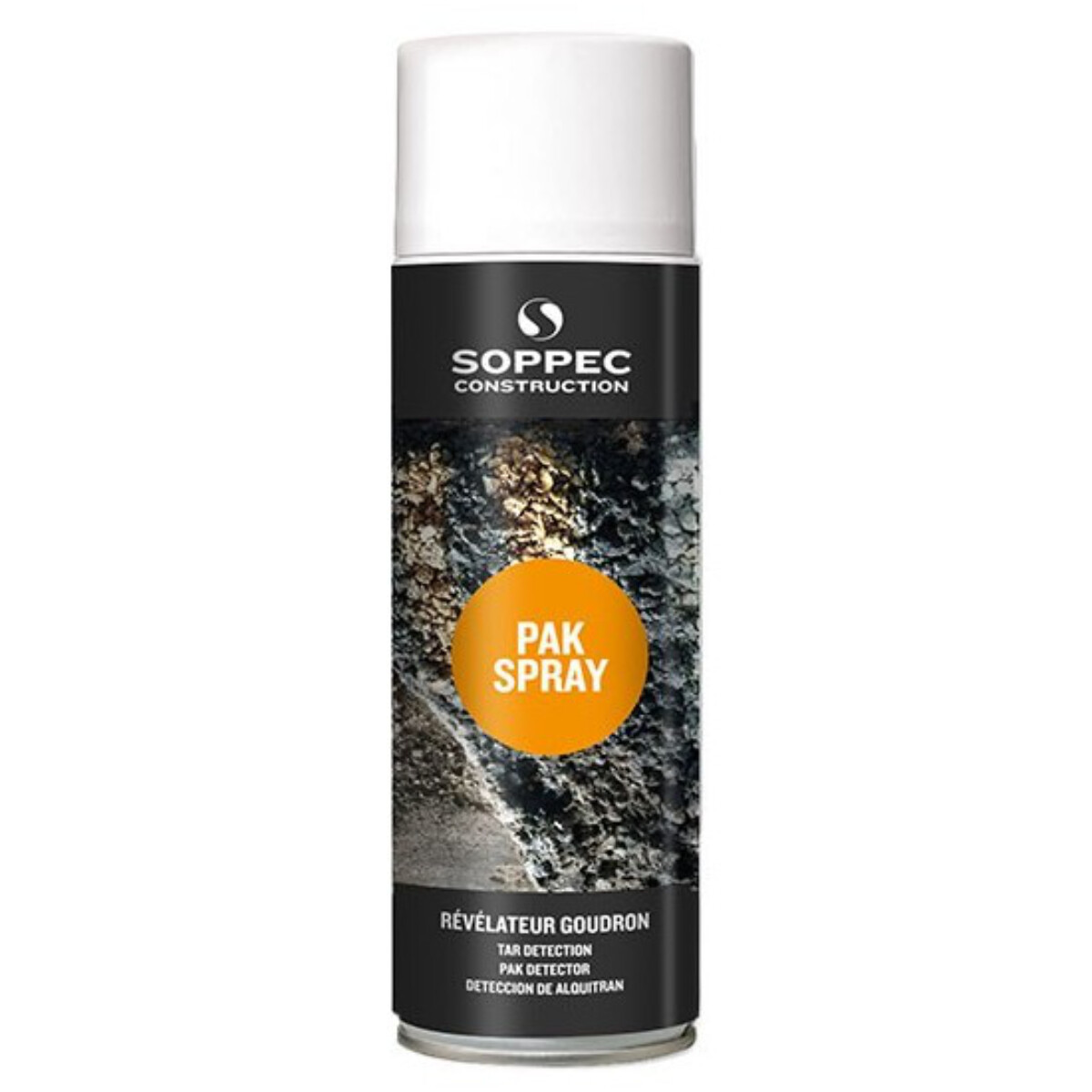 SOPPEC Pak Detektor Spray 500ml Teer Testspray weiß Analyse Detector Spray bitu