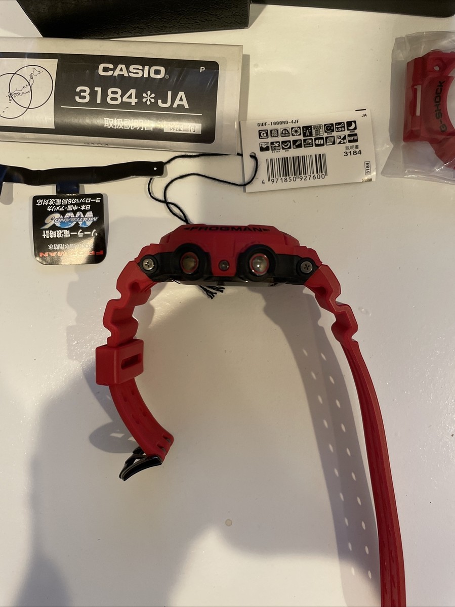 Casio G-Shock GWF-1000RD-4JF Burning Red Limited Edition | eBay Casio G-Shock GWF-1000RD-4JF Burning Red Limited Edition | eBay