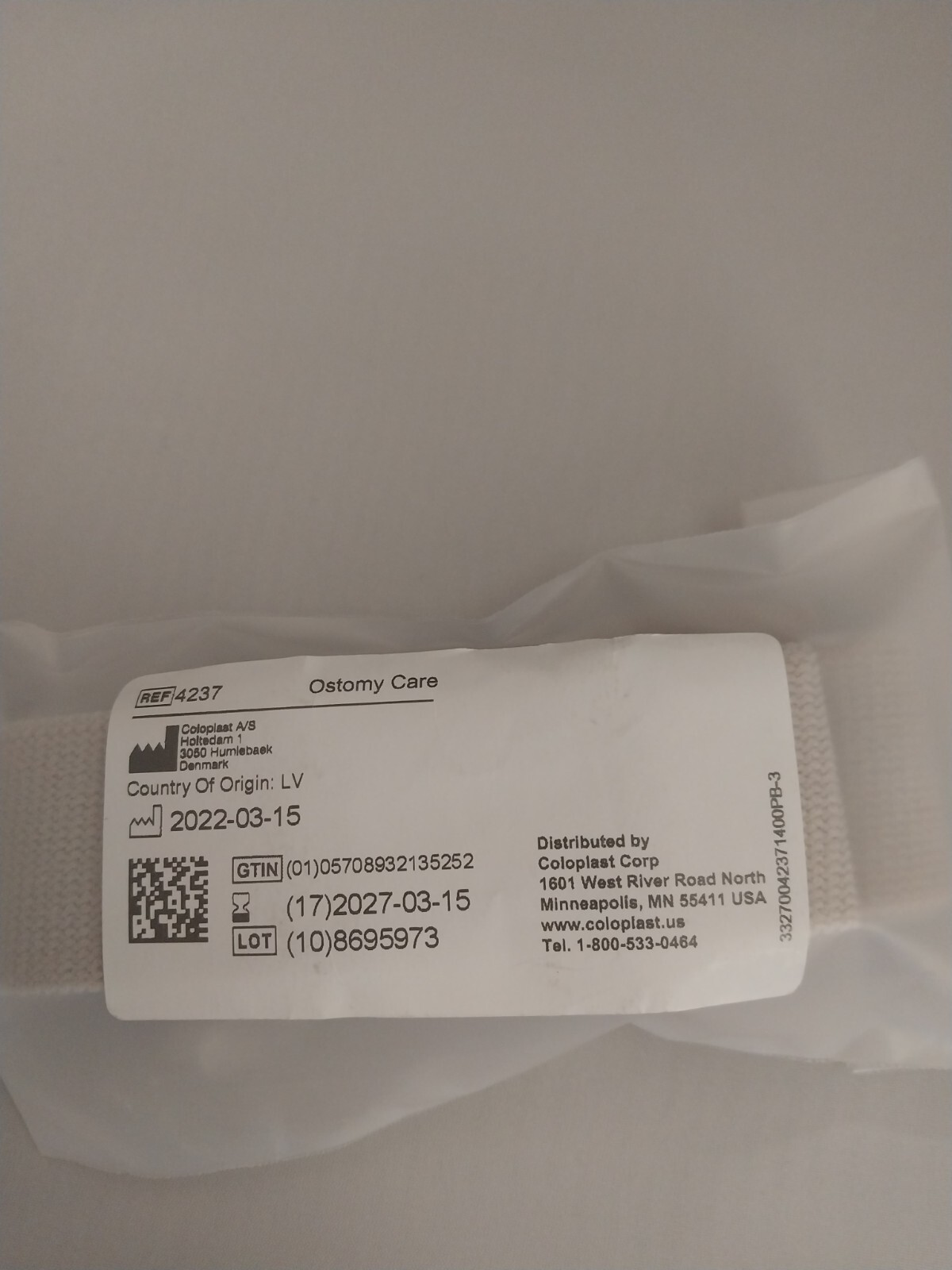Coloplast 4237 Brava SenSura Mio Ostomy Belt EXP 2027 eBay