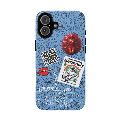 Light Blue 4 20 Stickers iPhone, Galaxy and Google Tough Cases SALE - 第 38/257 張圖片