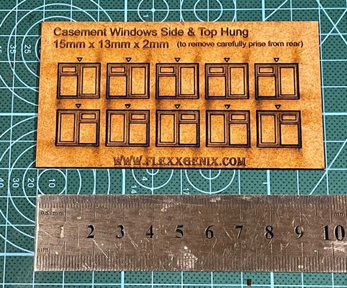 Kit de diseño de ayuda para arañazos con corte láser para ventanas calibre oo 4 mm modelo ferrocarril - Imagen 13 de 15