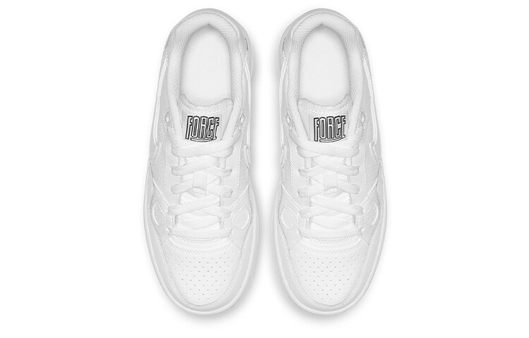 Size 4 (GS) - Nike Son of Force Low Triple White for sale
