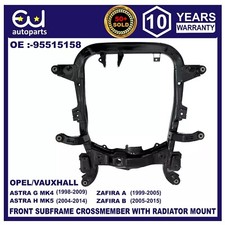 FRONT SUBFRAME CROSSMEMBER WITH RADIATOR MOUNT FOR VAUXHALL ASTRA G H ZAFIRA A B