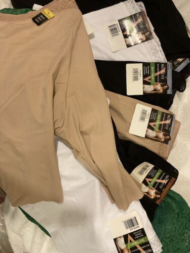 Panty corto sin cordones invisiblemente liso Vassarette para mujer, 3XL beige 12385 etiquetas nuevas - Imagen 6 de 18