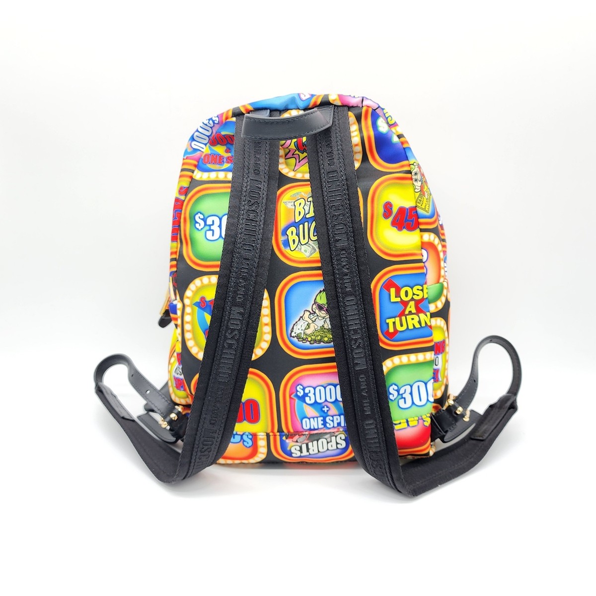 Moschino Couture x Jeremy Scott Slot Machine Fantasy Print Backpack - New $995 Moschino Couture x Jeremy Scott Slot Machine Fantasy Print  main image 3