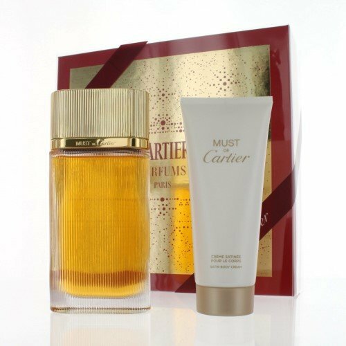 MUST DE CARTIER GOLD 2PC GIFT SET WITH 