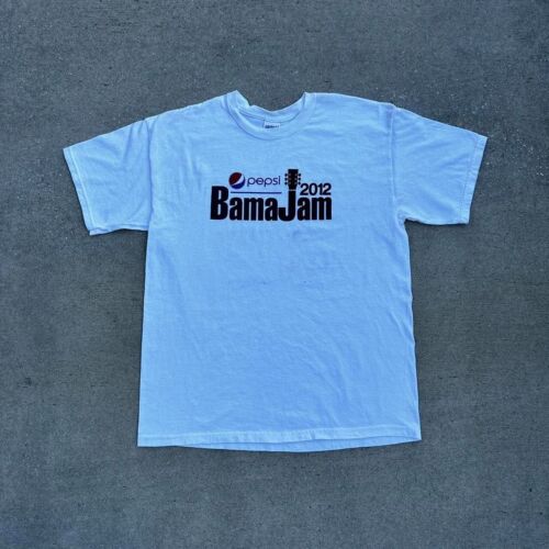 Vintage White Pepsi 2012 Bama Jam Graphic T-shirt