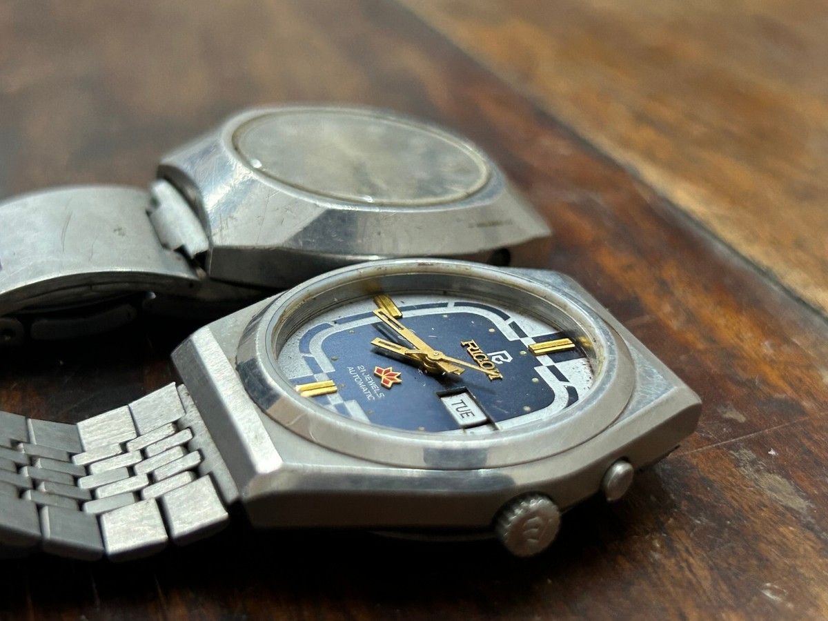 時計 RICO Ricoh Crystal 9 Automatic 61149A Day/Date Vintage Men's