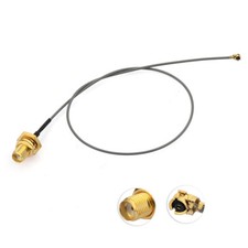 U.FL to SMA female bulkhead with O-ring pigtail cable 1.13mm 10cm for wlan