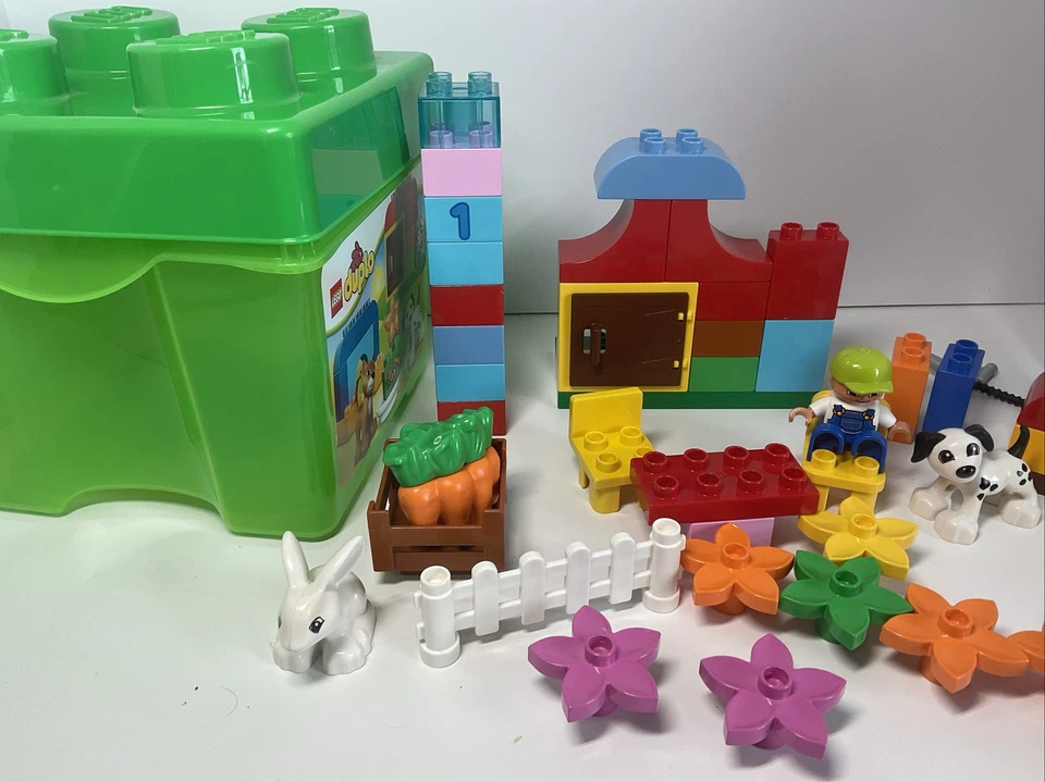 LEGO DUPLO 49 Piezas LOTE Figuras, Animales, Puertas, Ventanas Foto 2 de 4