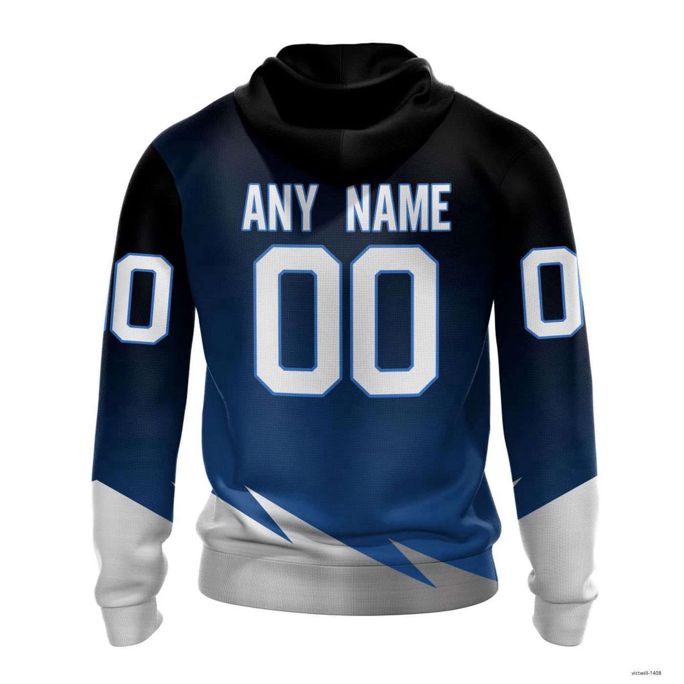 Tampa Bay Lightning Personalized Alternate Concepts Kits Hoodie