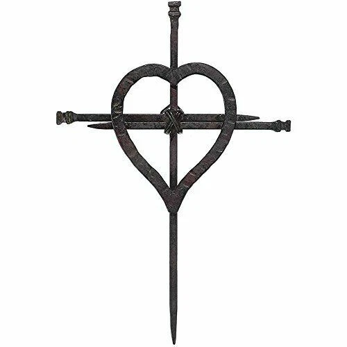 Heart Iron Religious Home Décor Plaques & Signs
