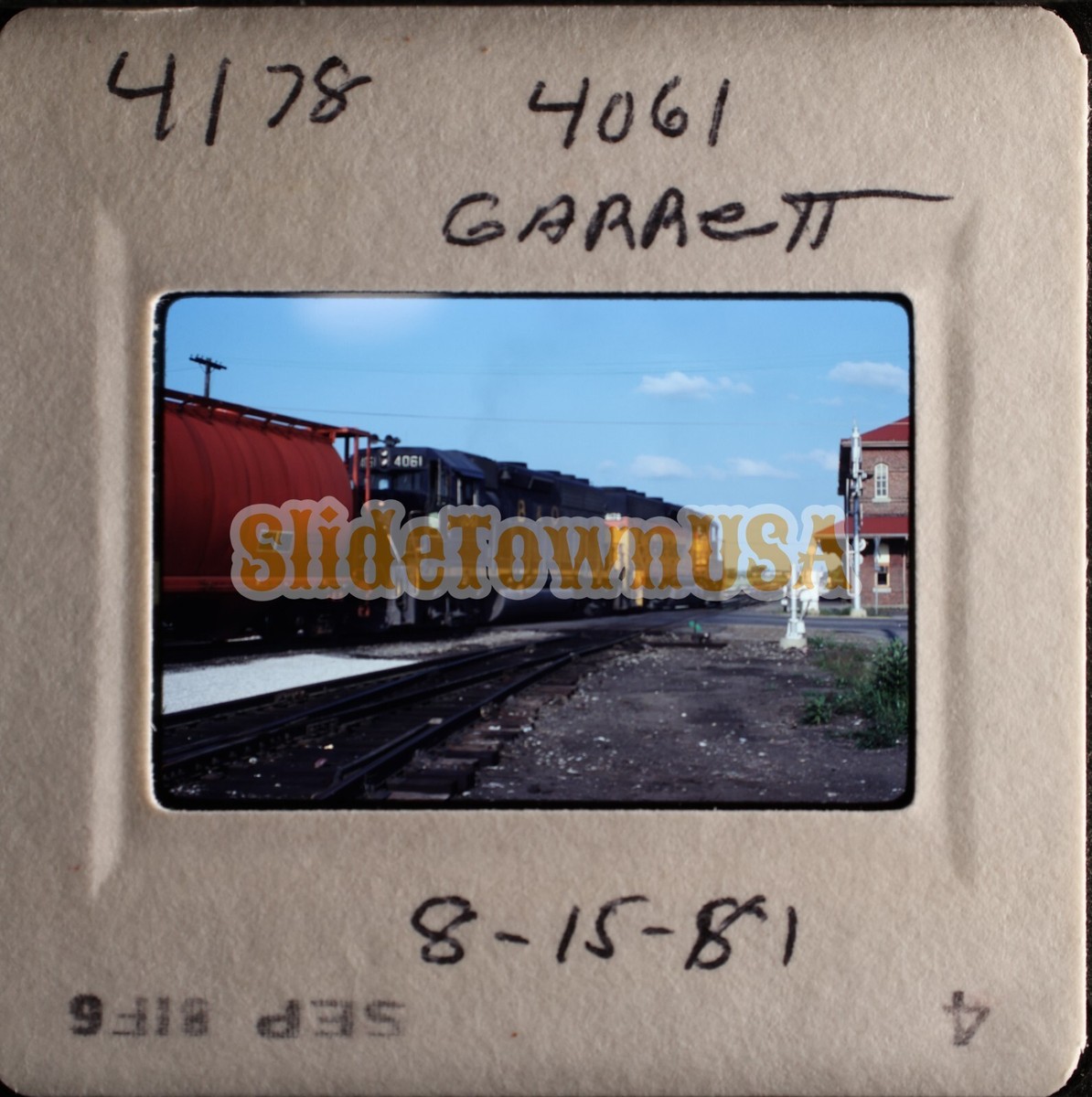 Vtg 1981 Train Slide 4061 Baltimore & Ohio Engine X2J026 | eBay