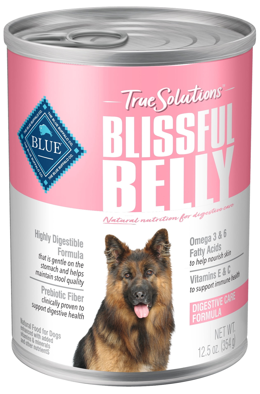 (6 pack) blue Buffalo true solutions blissful belly wet dogfood,12.5-oz. can