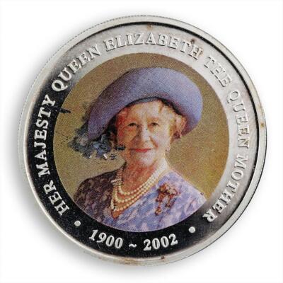 Cook Islands 1 dollar Her Majesty Queen Elizabeth Queen Mother