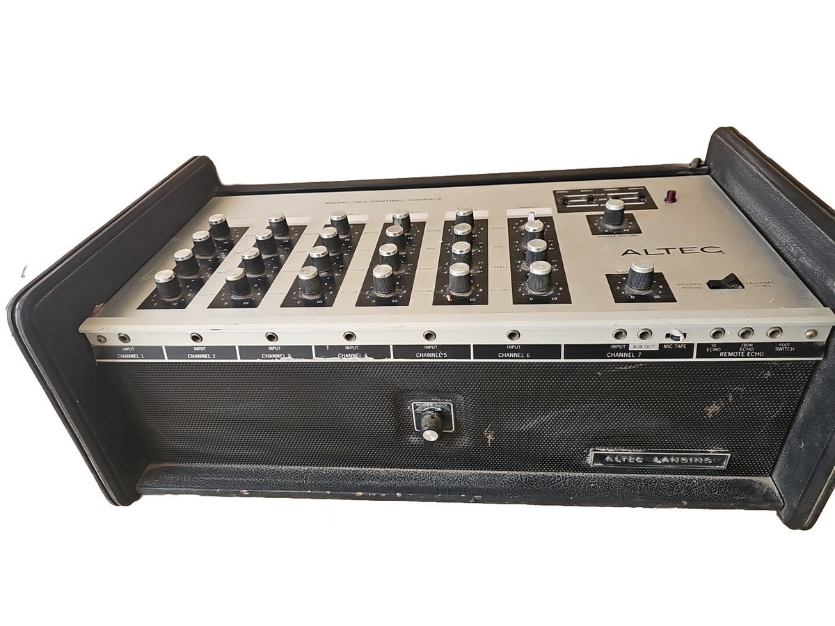CLASSIC ALTEC MODEL 1214 CONTROL CONSOLE MIXER 6 + 1 CHANNEL | eBay