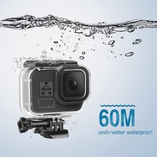 60M Underwater Waterproof Diving Housing Shell Case Cover for GoPro Hero 8 Black