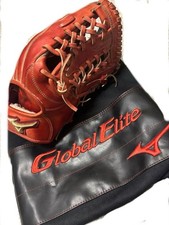 Mizuno Global Elite Baseball Glove Outfielder Adult Size 16N Near Mint
