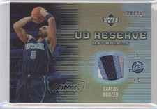 2006-07 UD Reserve Materials Gold 28/35 Carlos Boozer #RM-CB 0f8