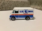 Vintage1976 Hot Wheels Letter Getter US Mail Truck White Blackwall HK