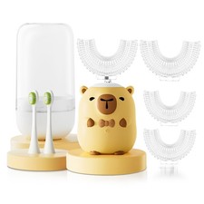 TOPSTLION Kids U-Shaped Electric Toothbrush for 1 Count Pack of 1 , Yellow
