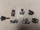 Vintage Lot of 7 Miniature Die Cast Metal Pencil Sharpeners + Bonus Cannon Incl. — photo 1