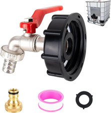 IBC Auslaufhahn Regenwassertank1000L Wassertank Wasserhahn Aus Legierung Kugelha