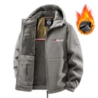 Men’s Norwegian Style Fleece Jacket Hooded Warm Outdoor Sport Fleece Coat